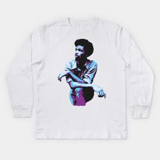 Gil Scott Heron Kids Long Sleeve T-Shirt